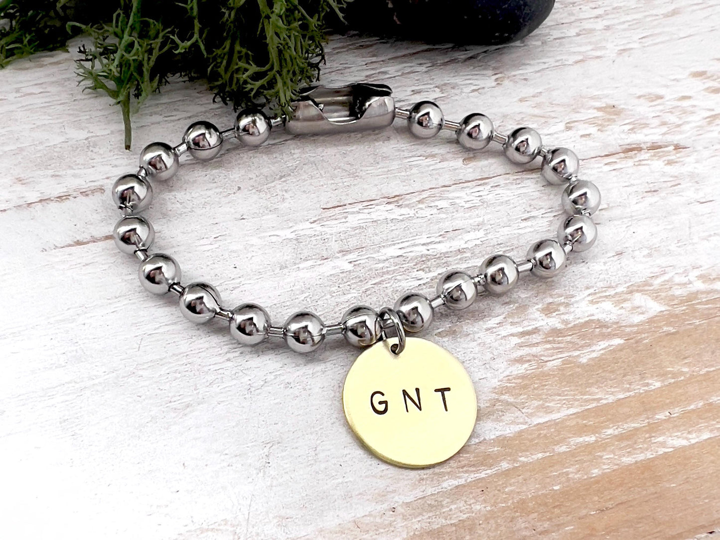 Personalized Bracelet | Name Charm Bracelet | Mixed Metal Jewelry | Gift For Grandmother | Gift for Mom | Mothers Day gift