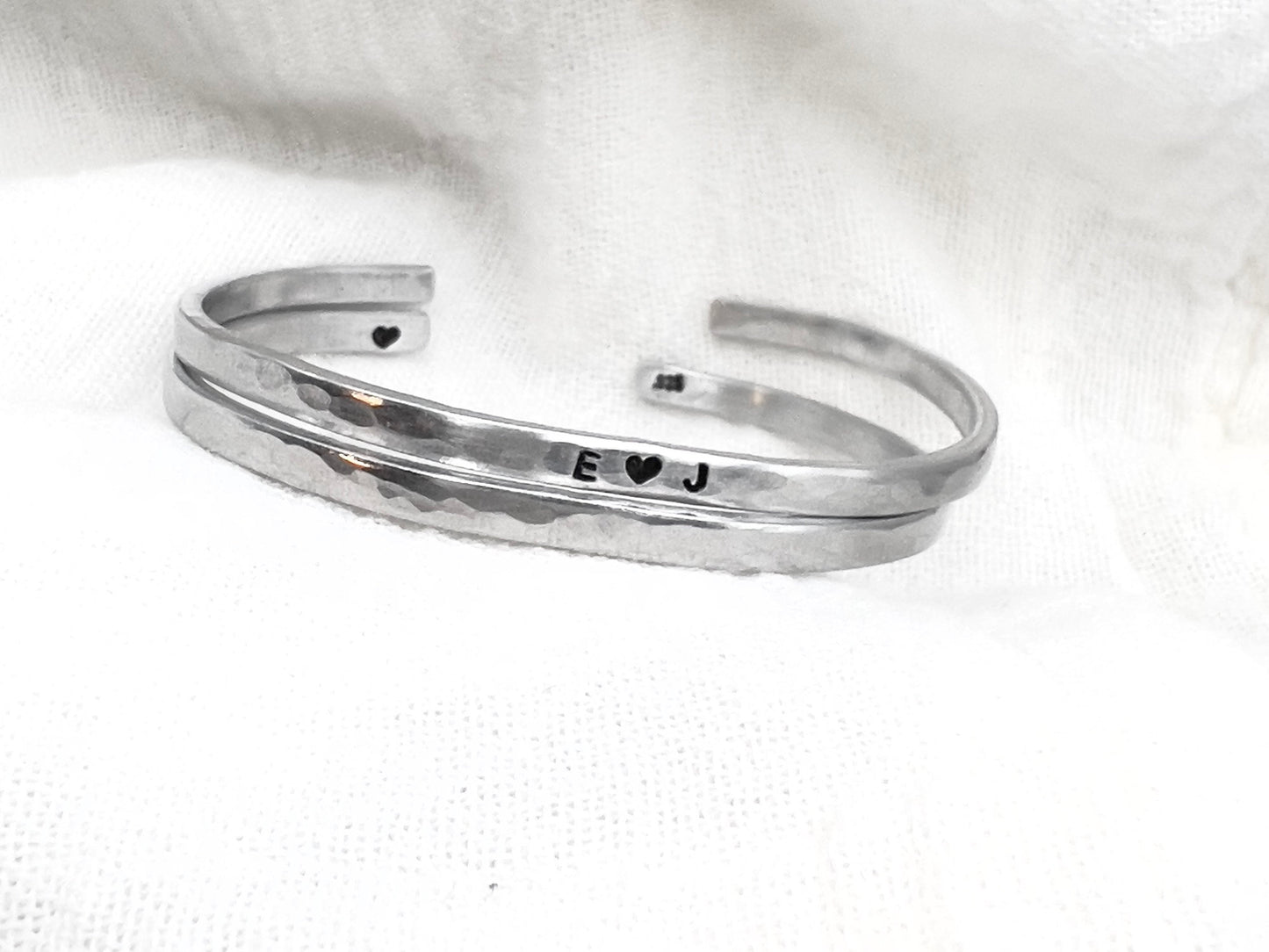 Personalized Bracelet | Custom Quote | Sterling Silver Cuff | Hand Stamped Jewelry | Stacking Cuff | Personalized Gift For Her