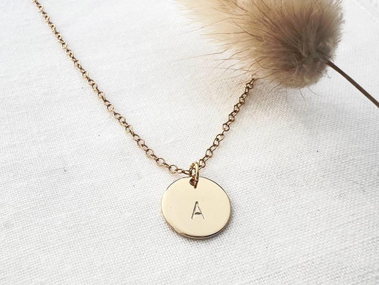 Gold Initial Necklace | Gold Letter Necklace | Personalized Initial Necklace | Dainty Letter Necklace | Gift For Her