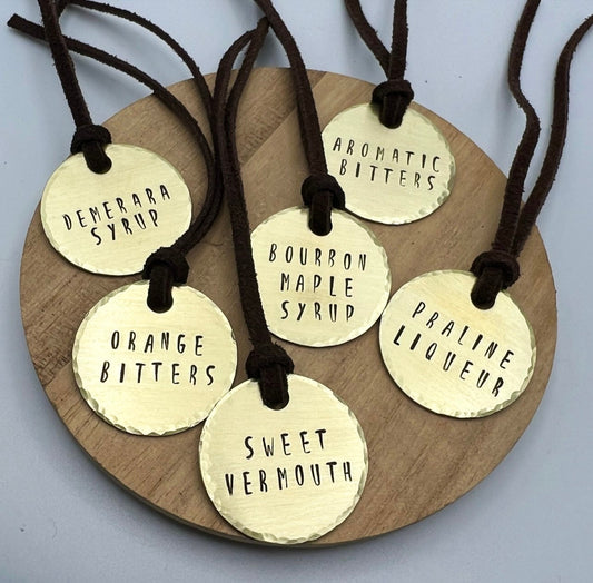 Liquor Label | Decanter Tag | Liquor Decanter Tag | Bar label | Customizable Tag | Hang on Tag For Bottles