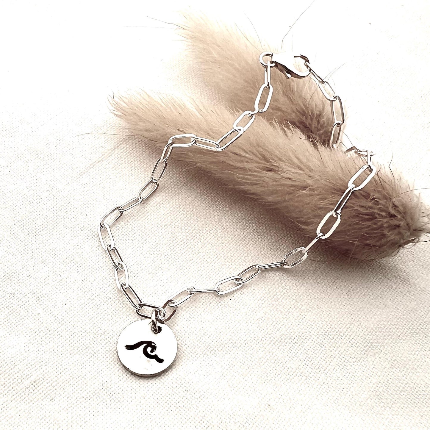 Ankle Bracelet | Sterling Silver Ankle Bracelet | Beach Jewelry | Ocean Anklet for Women | Minimalist Summer Ankle Bracelet Gift |