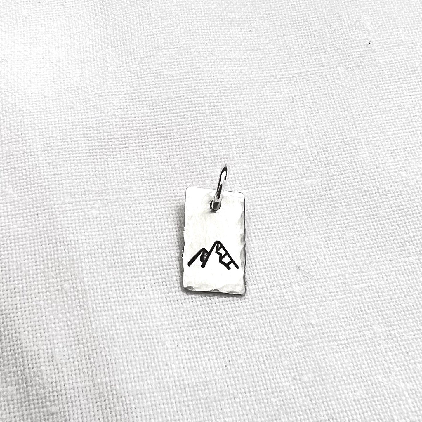 Sterling Silver Mountain Charm | Nature Jewelry | Hiking Pendant | Outdoor Adventure Gift | Nature Lover Gift