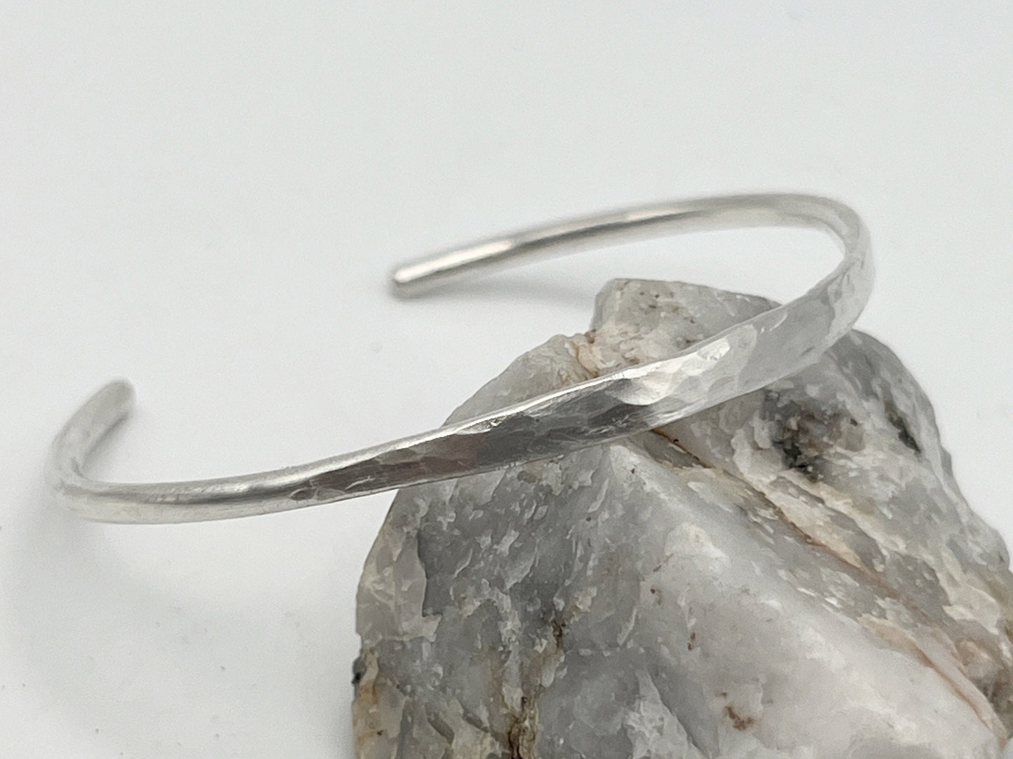 Sterling Silver Hammered Cuff Bracelet | Handmade Silver Bracelet | Sterling Silver Cuff | Gift For Her |  Gift For Him