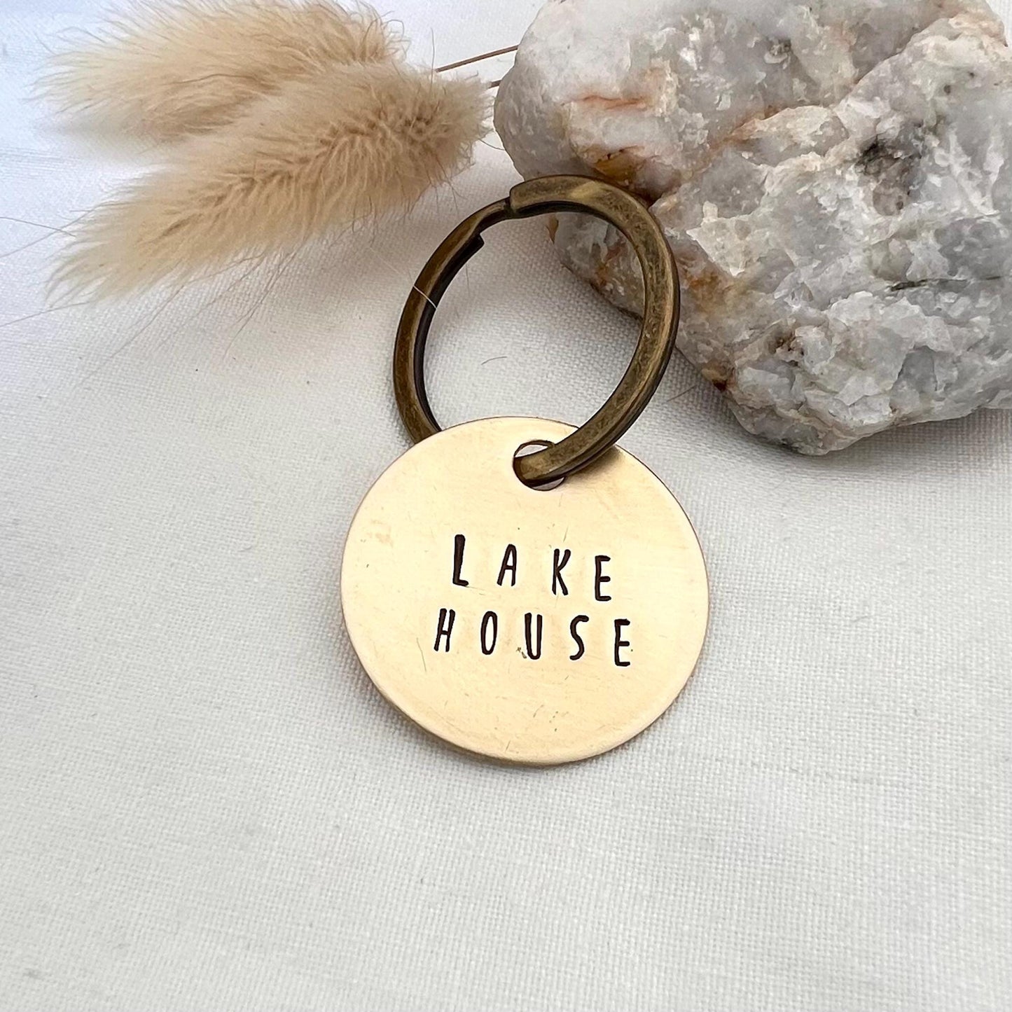 Custom Key Tag |  Vacation Home Tag | Personalized Key Tag | House Closing Gift | 2nd Home Key Tag