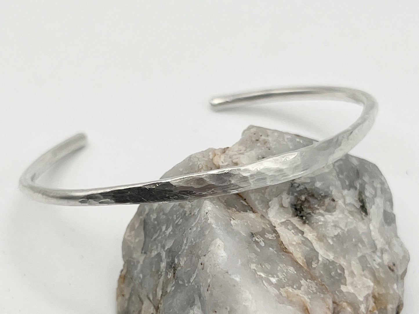 Sterling Silver Hammered Cuff Bracelet | Handmade Silver Bracelet | Sterling Silver Cuff | Gift For Her |  Gift For Him