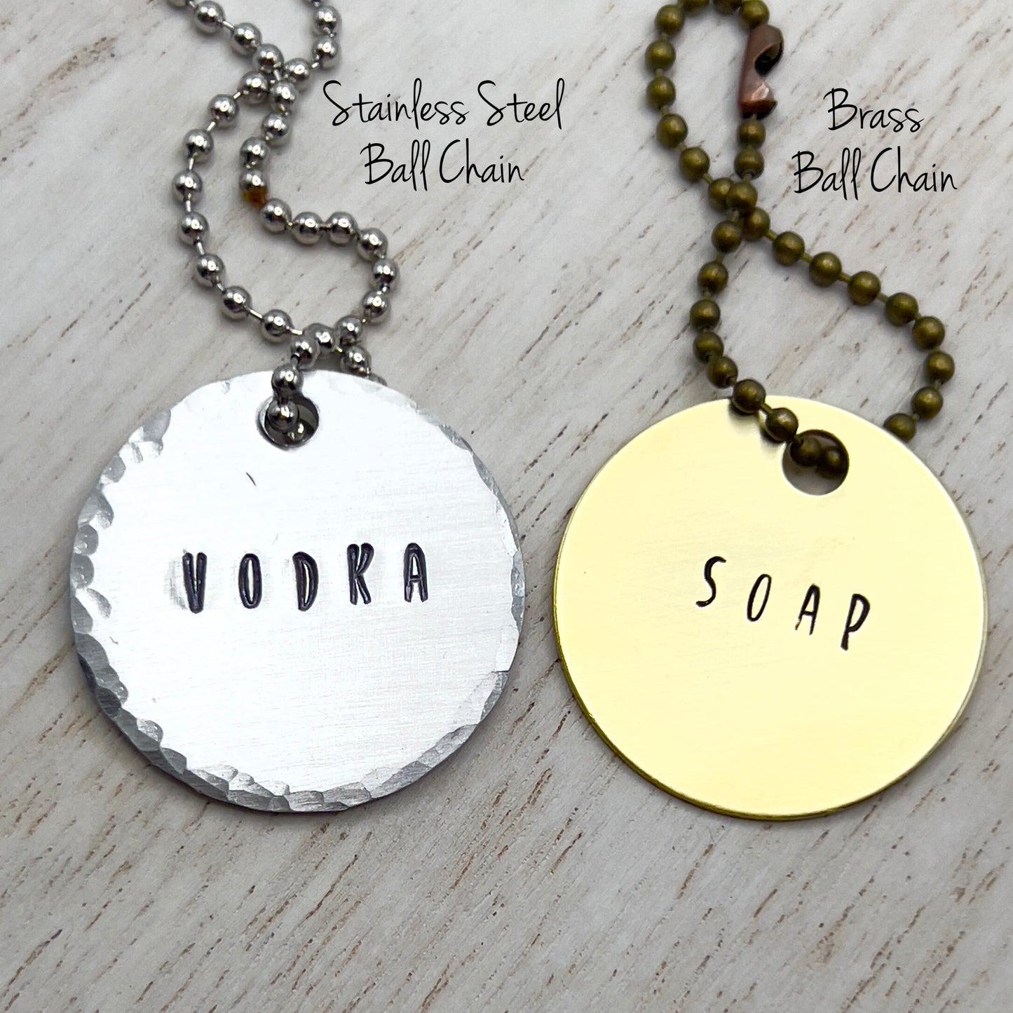 Dispenser Label | Household Label | Bathroom Label | Kitchen Label | Bathroom Custom Bottle Tag | Olive Oil Tag | Decanter Tag | Metal Label