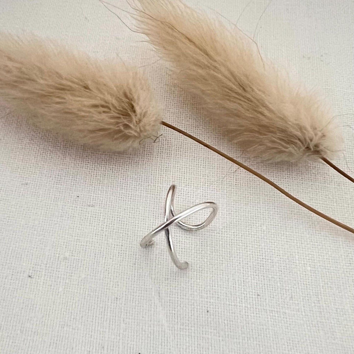 Sterling Silver Non Piercing Ear Cuff | Criss Cross Cartilage Ear Wrap