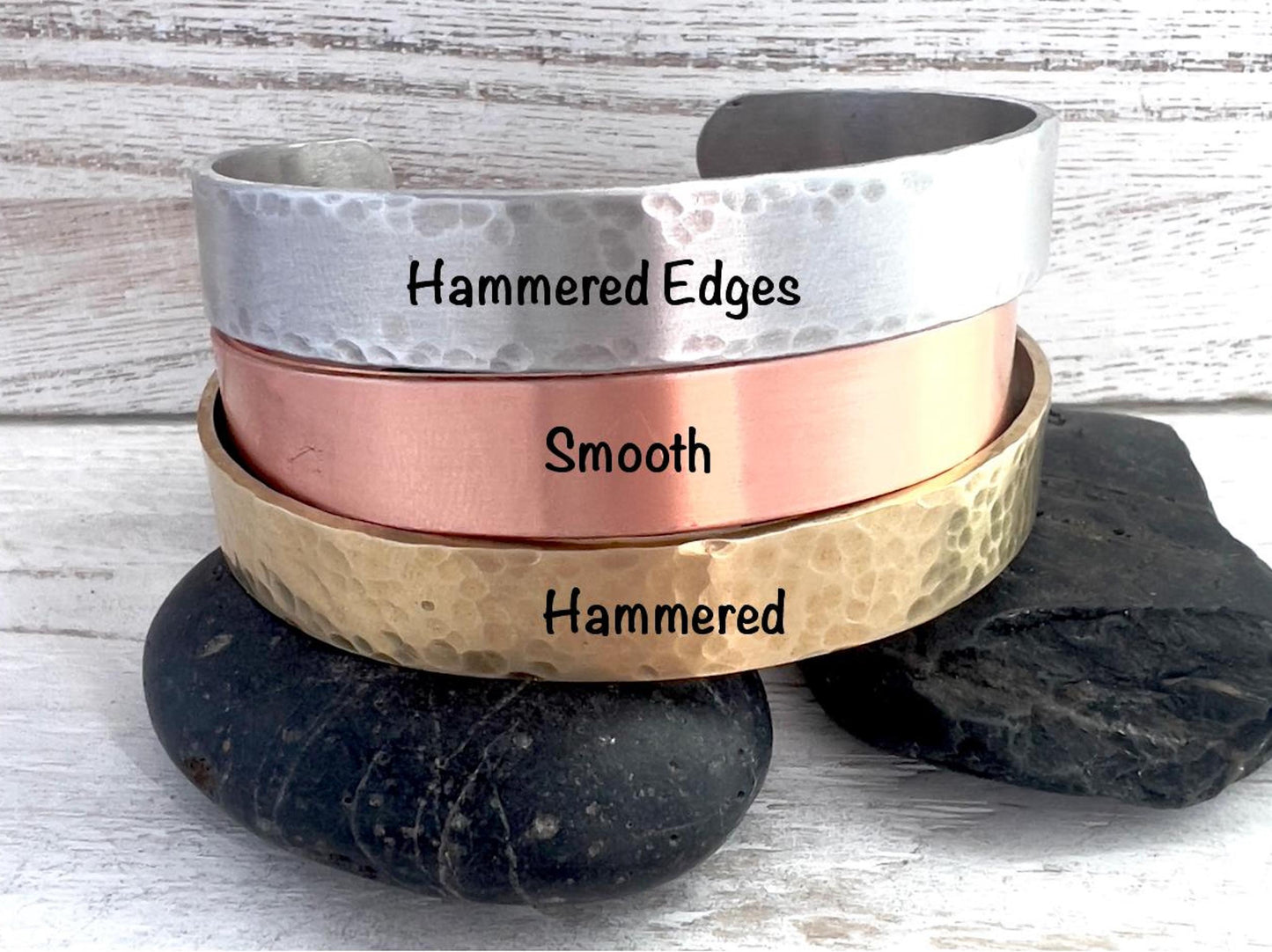 Personalized Bracelet |  3/8" Custom Hand Stamped Cuff | Custom Bracelet |  Quote Bracelet | Mantra Bracelet