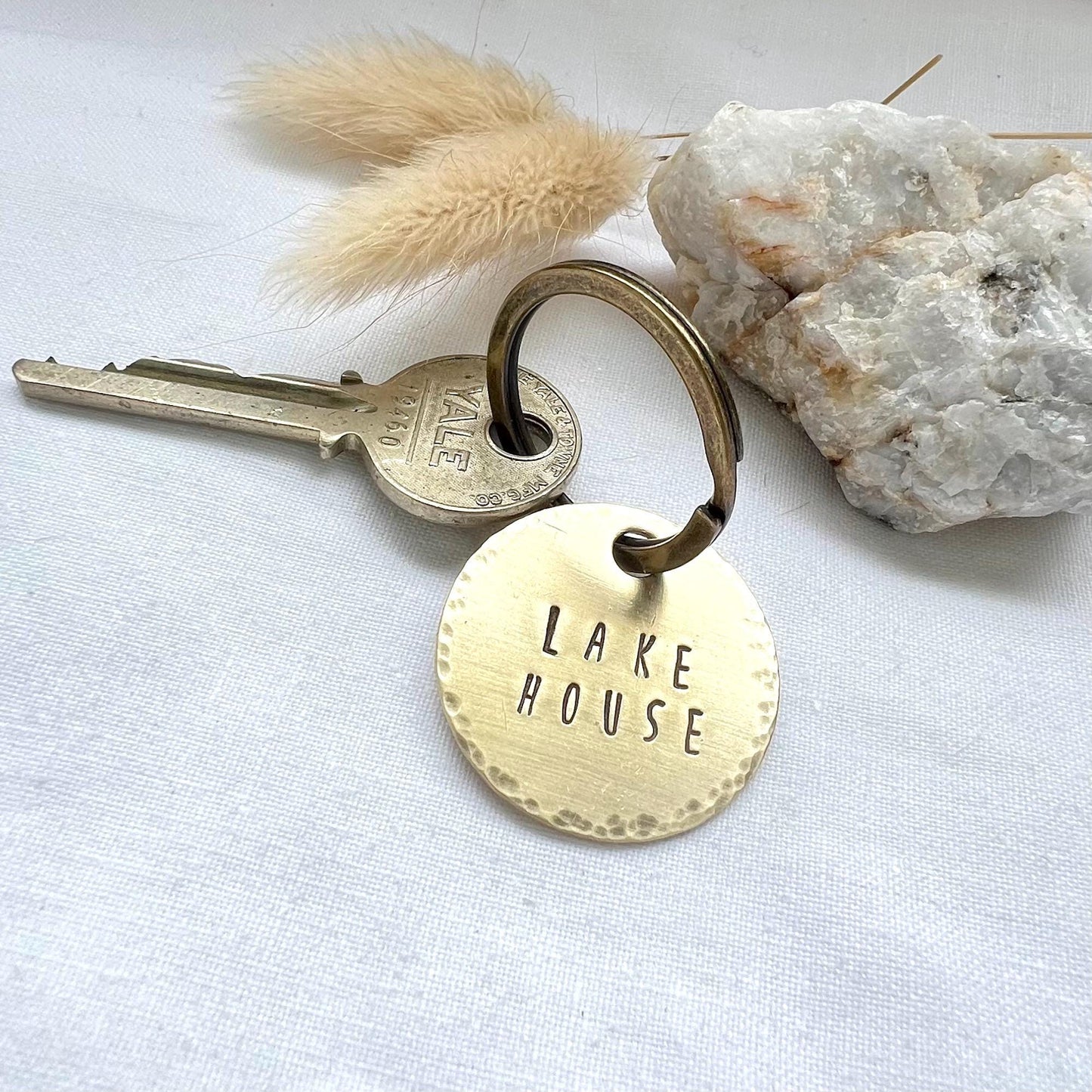 Custom Key Tag |  Vacation Home Tag | Personalized Key Tag | House Closing Gift | 2nd Home Key Tag