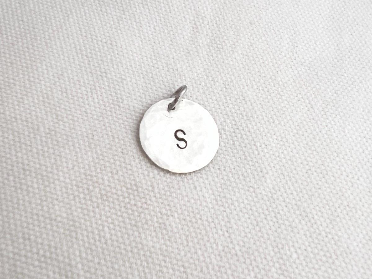 Personalized Initial Charm | Sterling Silver Initial Charm |  Add On Charm | Bracelet Charm | Necklace Charm