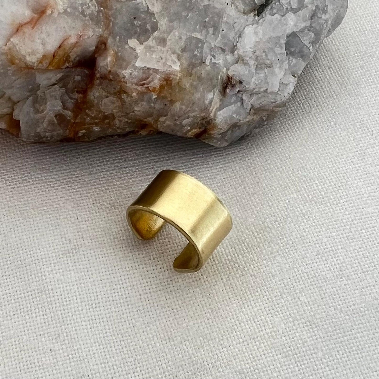 Brass Ear Cuff: No Piercing Handmade Ear Wrap