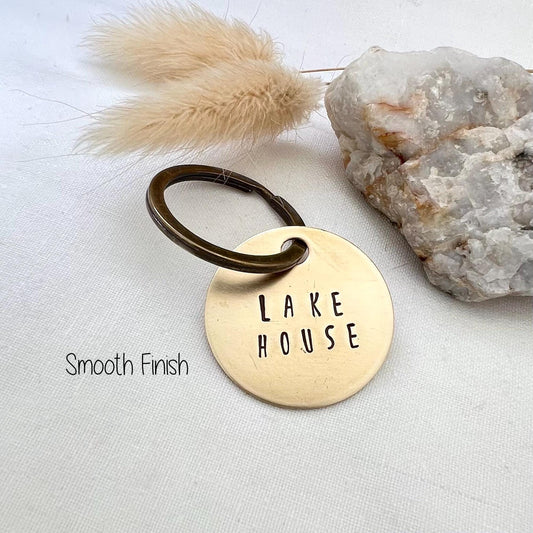 Custom Key Tag |  Vacation Home Tag | Personalized Key Tag | House Closing Gift | 2nd Home Key Tag