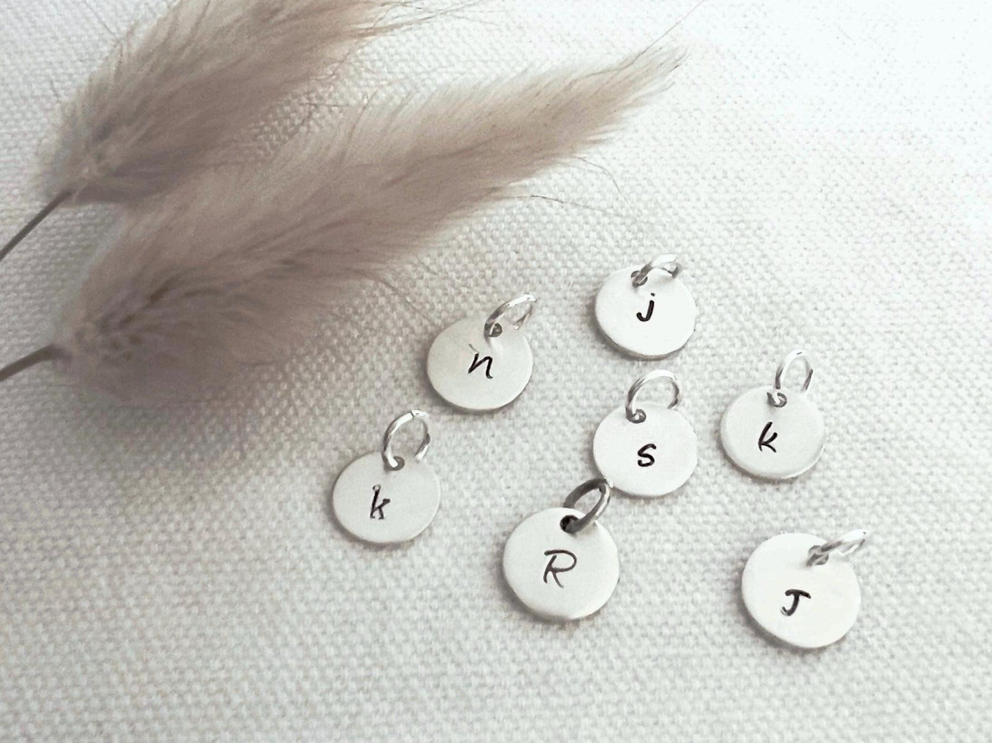 Personalized Initial Charm |  Custom Letter Charm | Hand Stamped Jewelry