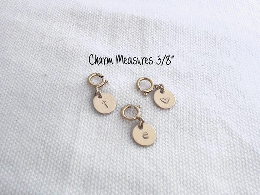 Permanent Jewelry Charm | Add On To Permanent Jewelry | Charm With Clasp | Charm For Bracelet