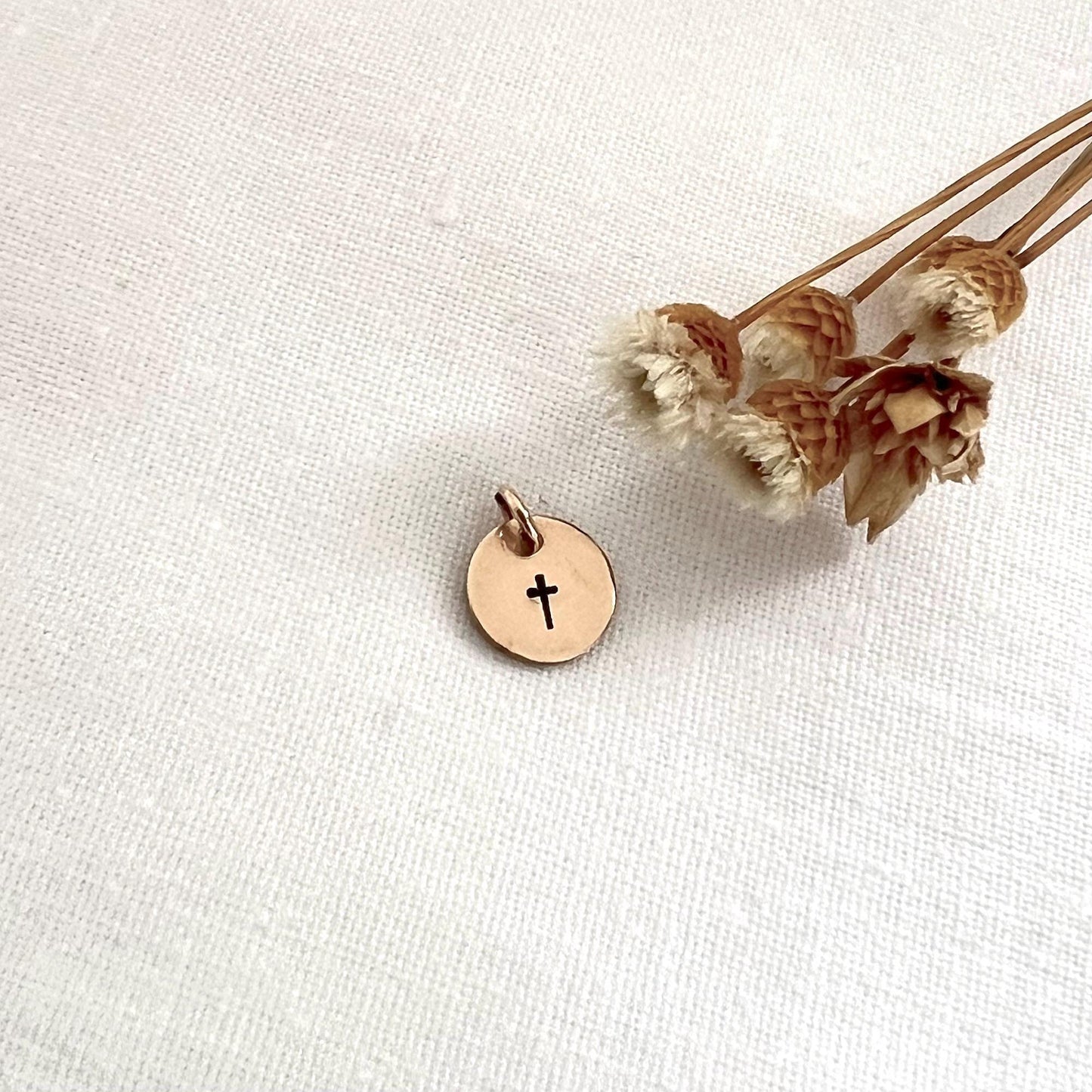 Tiny Gold Cross Charm | Add On Charm For Necklace | Bracelet Charm | Personalized Jewelry | Gift For Her