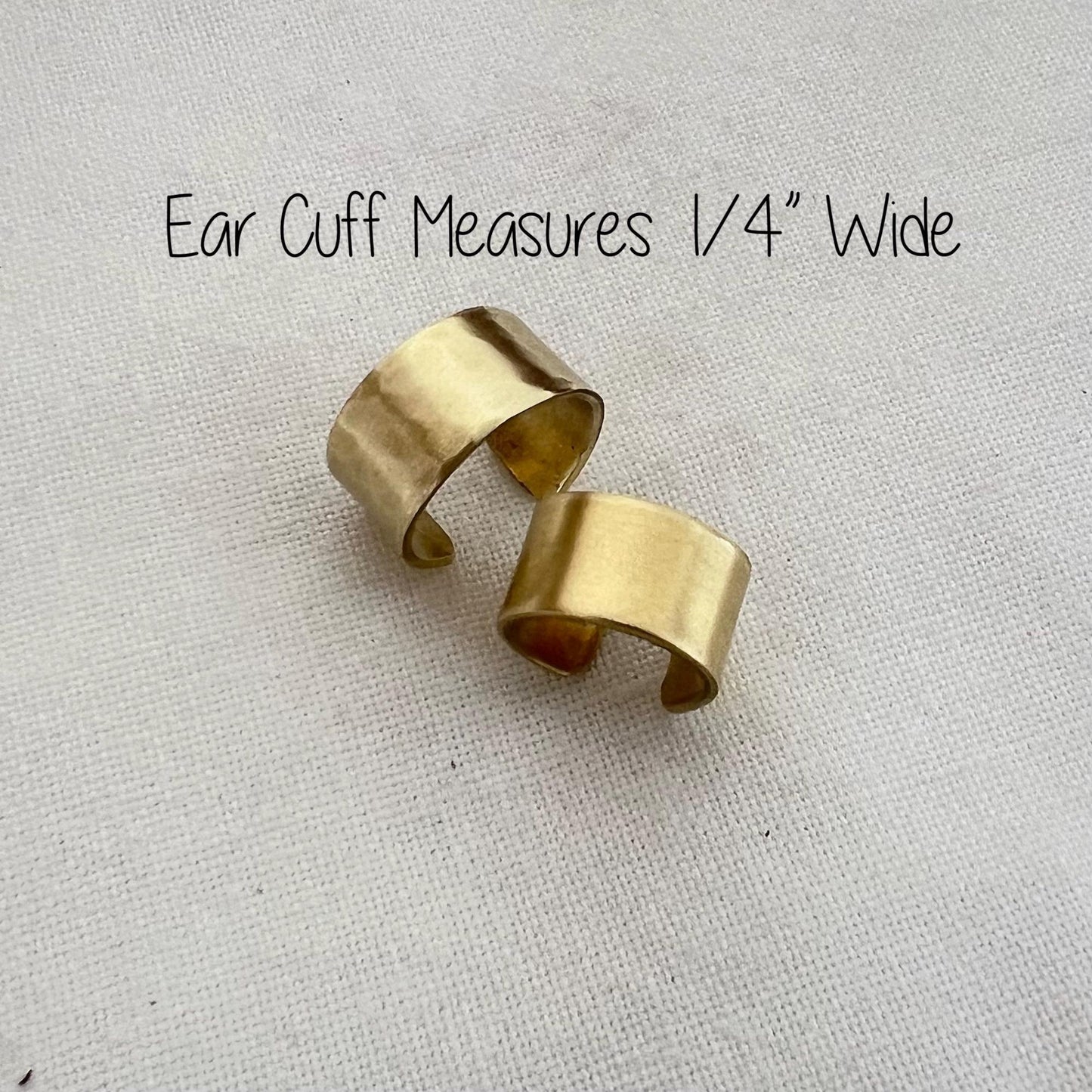 Brass Ear Cuff: No Piercing Handmade Ear Wrap
