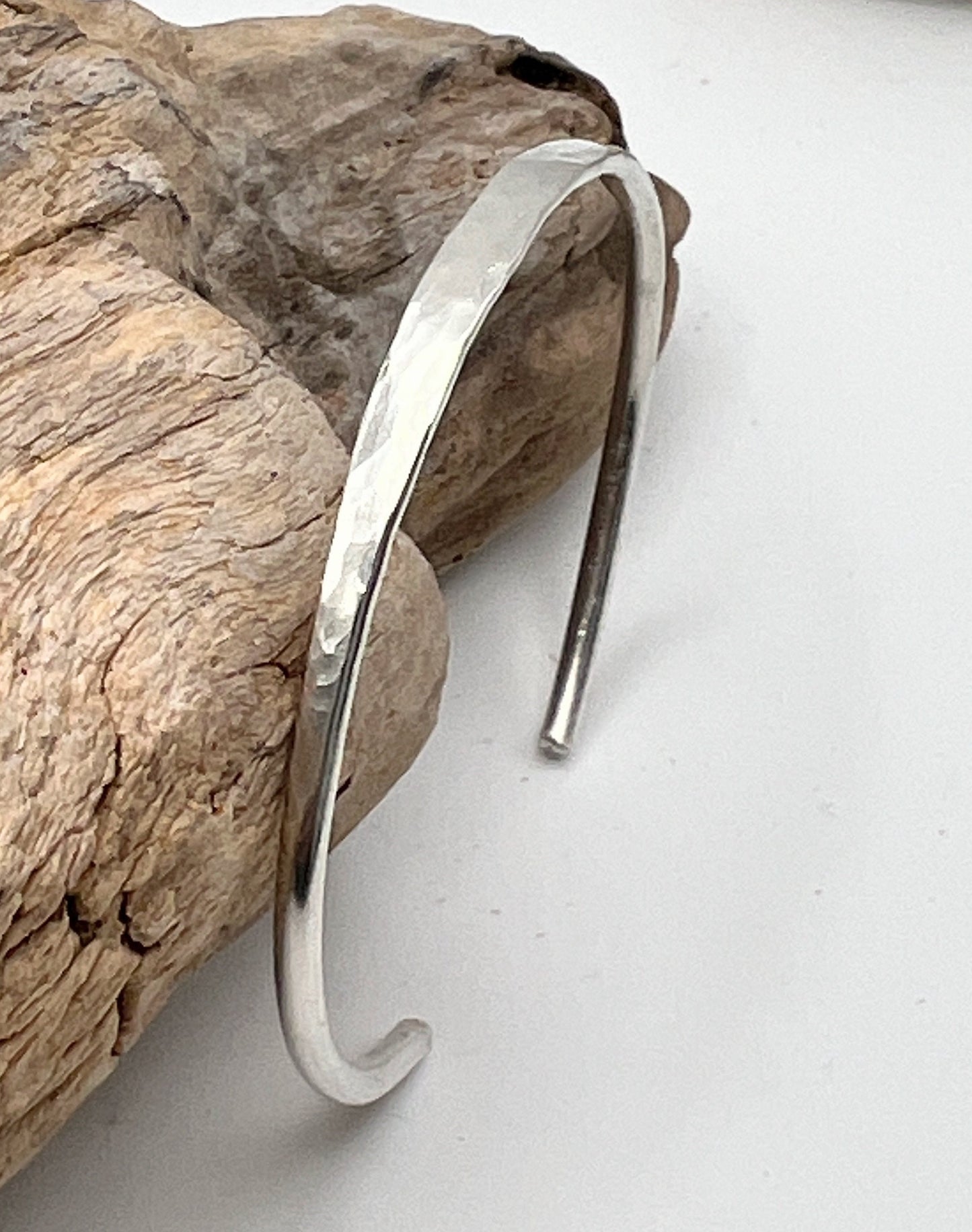 Sterling Silver Hammered Cuff Bracelet | Handmade Silver Bracelet | Sterling Silver Cuff | Gift For Her |  Gift For Him
