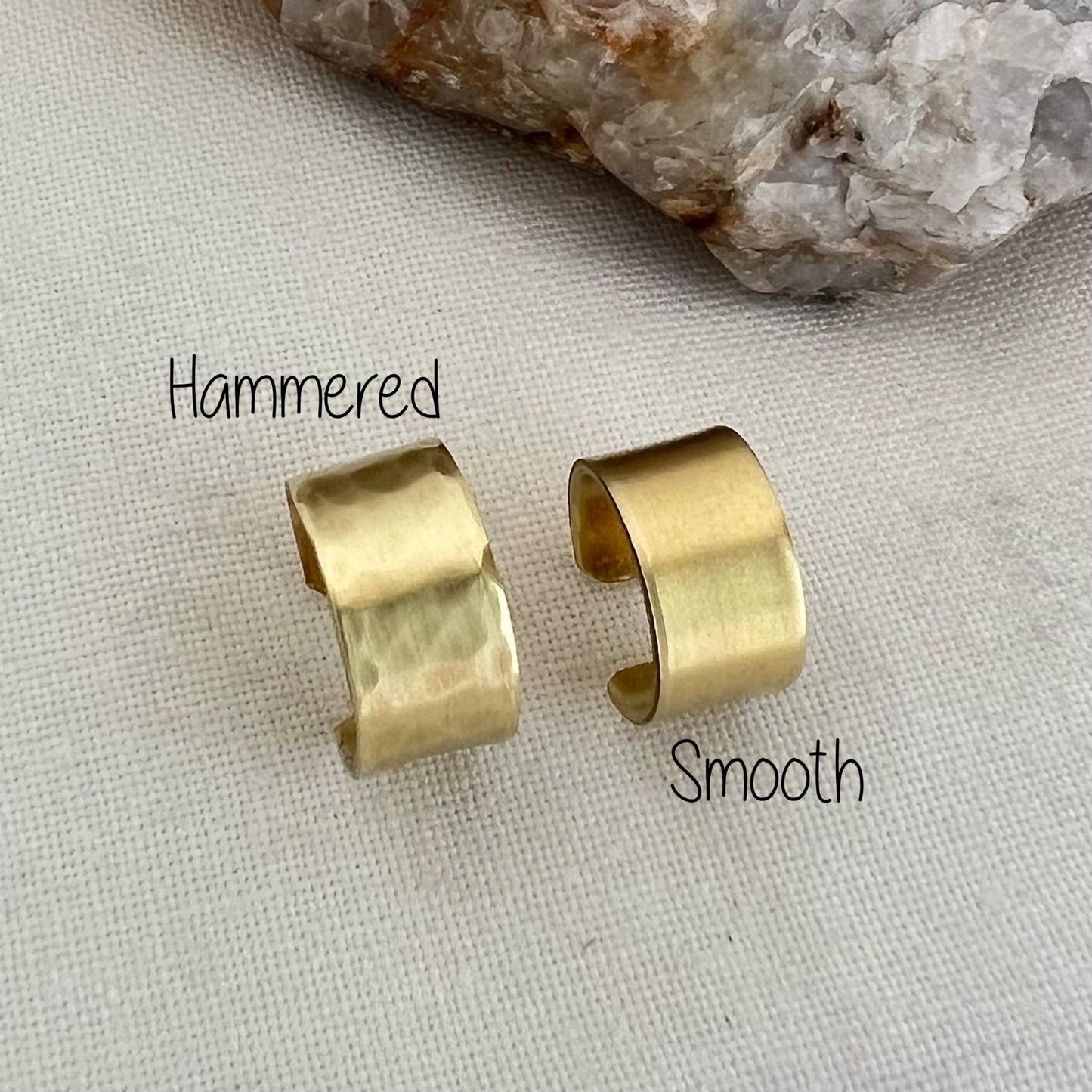 Brass Ear Cuff: No Piercing Handmade Ear Wrap