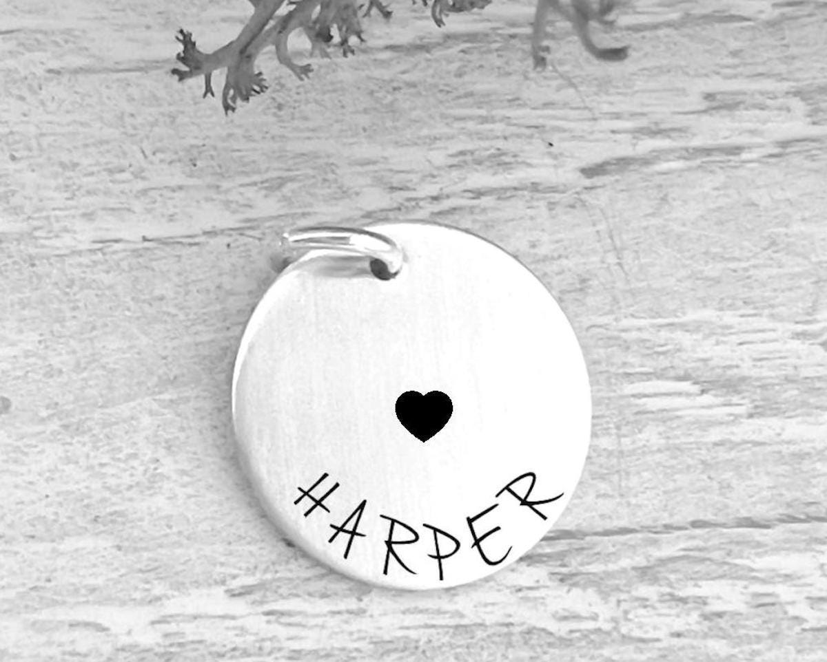 Personalized Name Charm | Tiny Add On Charm | Hand Stamped | Custom Charm | Personalized Jewelry |  Custom Name Charm | Personalized Gift