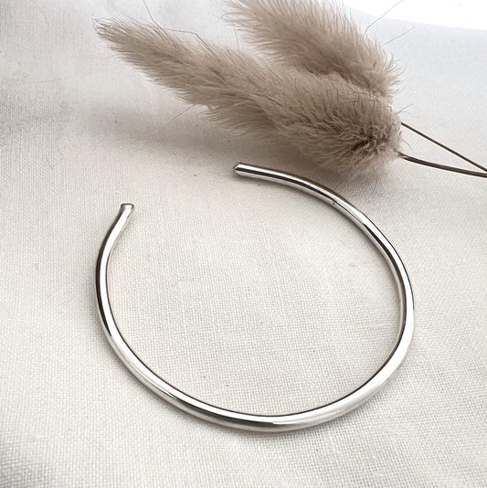 Sterling Silver Cuff Bracelet | Thin Sterling Cuff | Stacking Bracelet | Hammered  Cuff | 12 Gauge Stacking Cuff | Everyday Bracelet