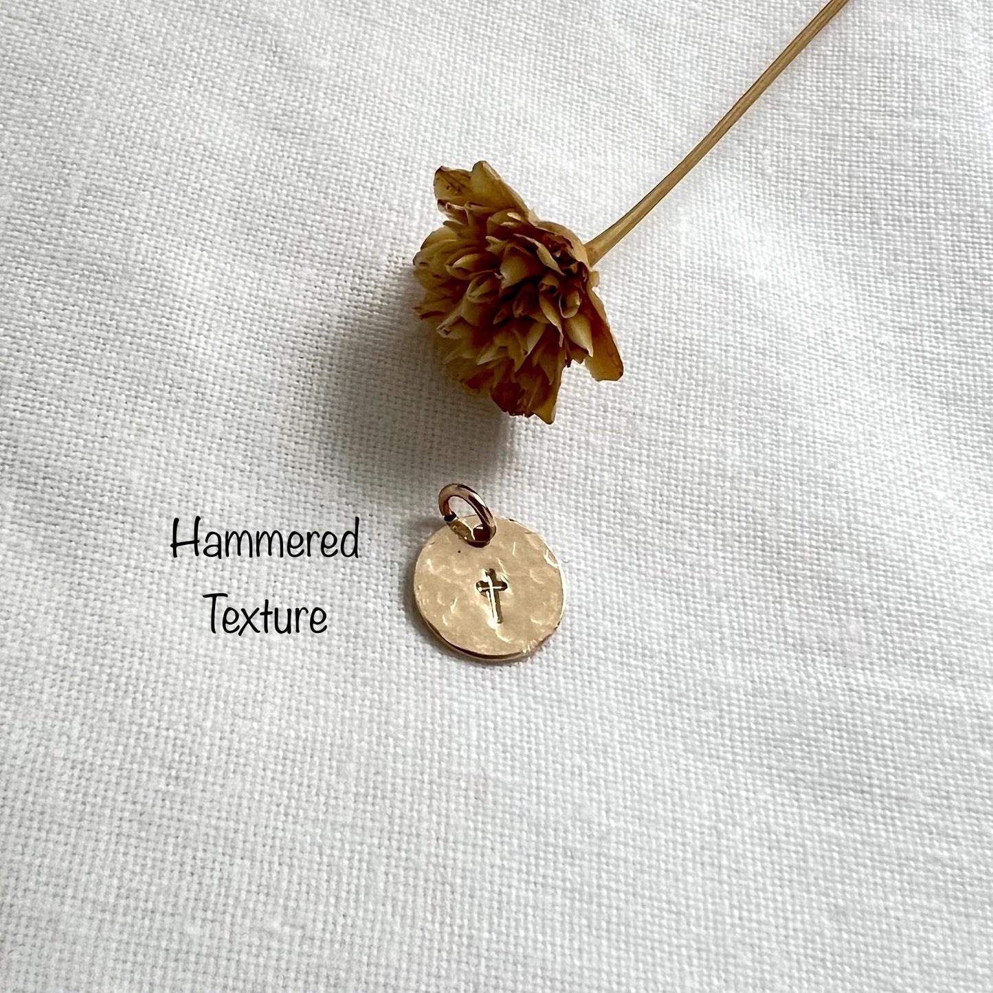 Tiny Gold Cross Charm | Add On Charm For Necklace | Bracelet Charm | Personalized Jewelry | Gift For Her