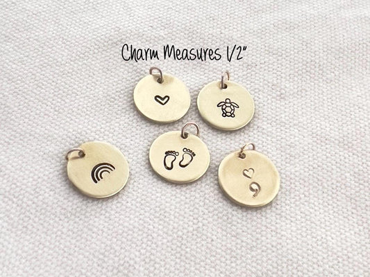 Personalized Charm | Gold Filled Charm | Charm For Necklace | Personalized Jewelry | Bracelet Charm