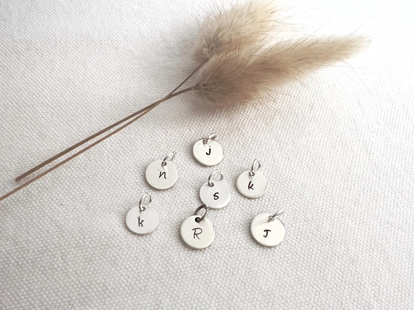 Personalized Initial Charm |  Custom Letter Charm | Hand Stamped Jewelry