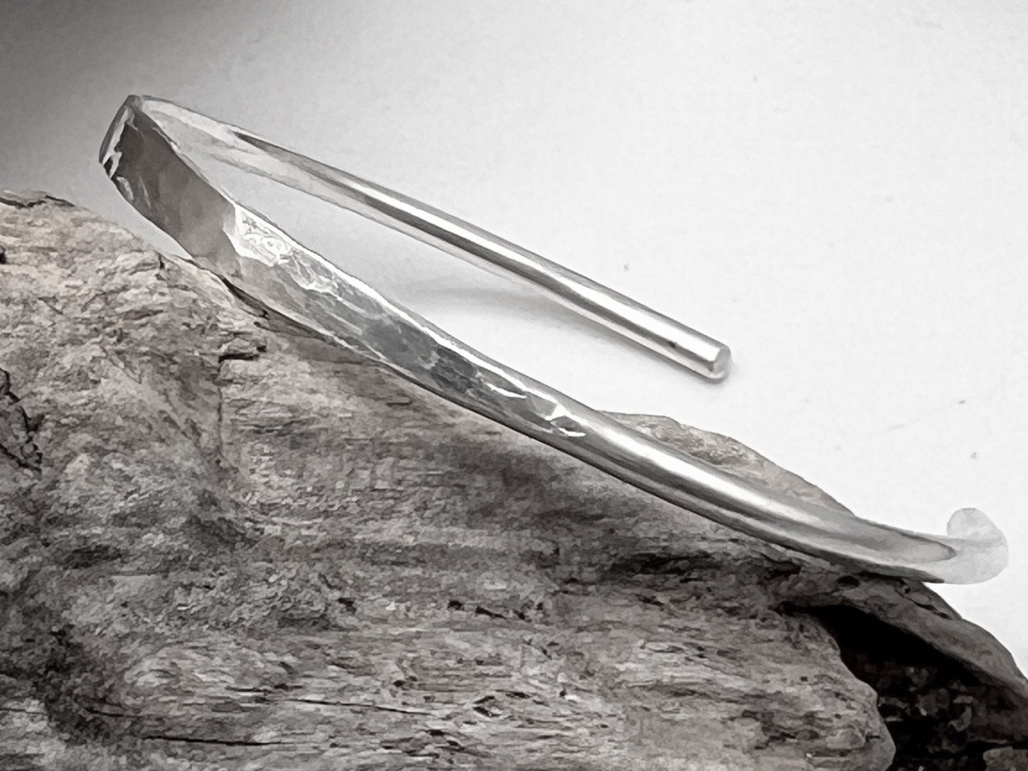 Sterling Silver Hammered Cuff Bracelet | Handmade Silver Bracelet | Sterling Silver Cuff | Gift For Her |  Gift For Him