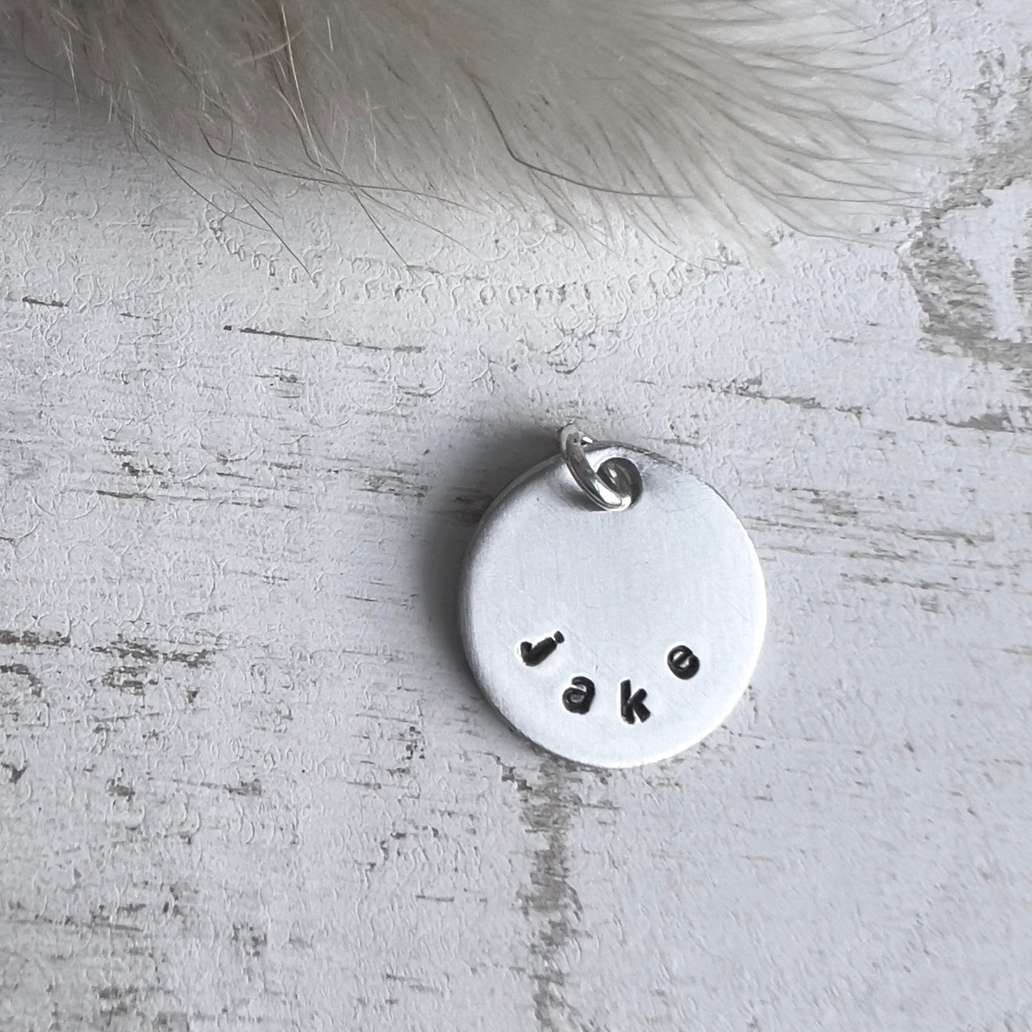 Personalized Name Charm | Sterling Silver | Add On Charm | Hand Stamped Charm | Custom Name Charm | Charm for Bracelet | Gift For Mom