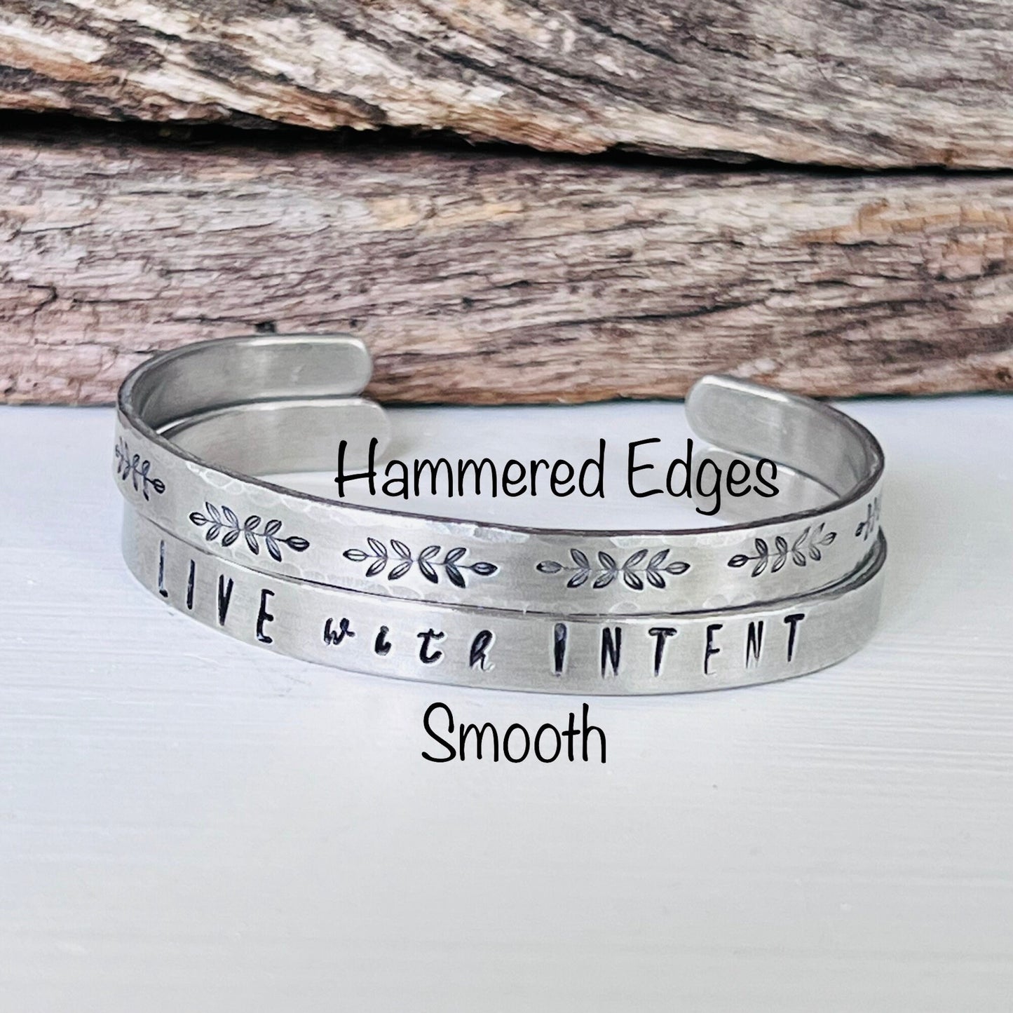 Personalized Bracelet | Custom Hand Stamped Cuff Bracelet | Custom Bracelet With Quote | Mantra Bracelet