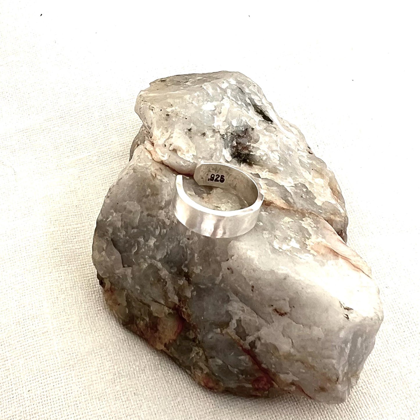 Ear Cuff | Hammered Sterling Silver Ear Cuff | 4mm Wide Ear Cuff | No Piercing | Textured Hammered Finish Ear Cuff | Minimalist Ear Cuff