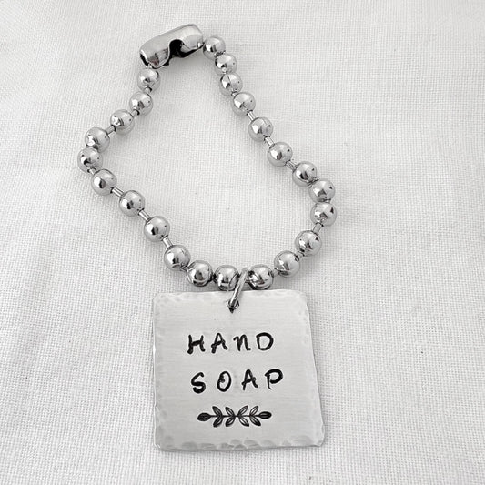 Dispenser Label | Household Label | Bathroom Label | Kitchen Label | Bathroom Custom Bottle Tag | Olive Oil Tag | Decanter Tag | Metal Label