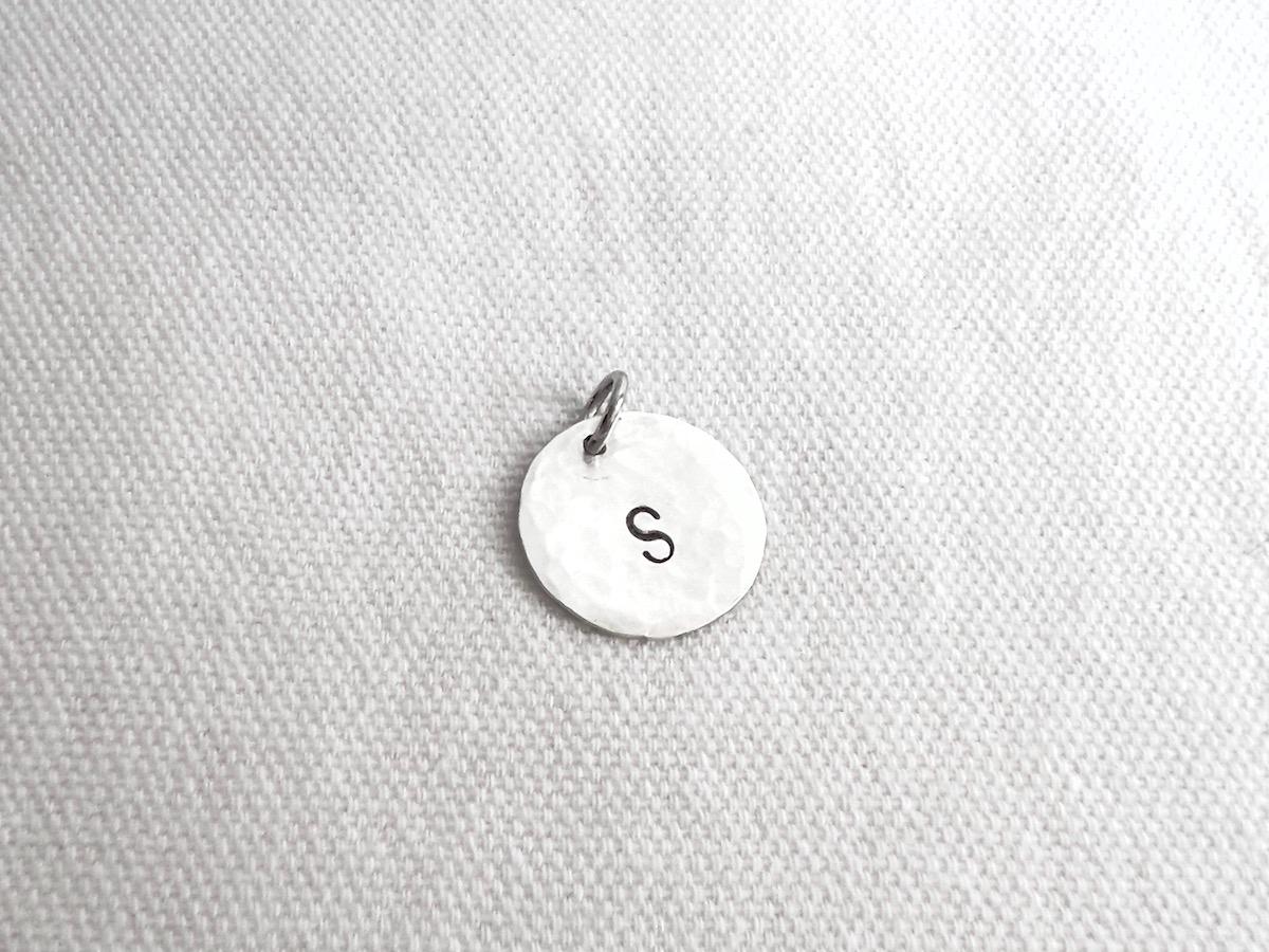Personalized Initial Charm | Sterling Silver Initial Charm |  Add On Charm | Bracelet Charm | Necklace Charm