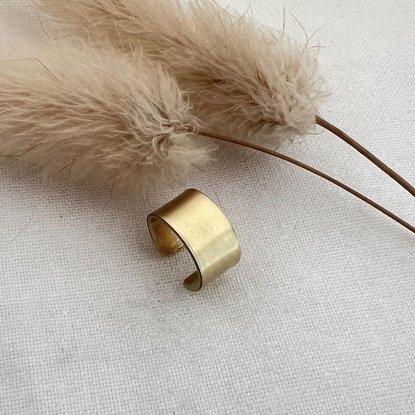 Brass Ear Cuff: No Piercing Handmade Ear Wrap