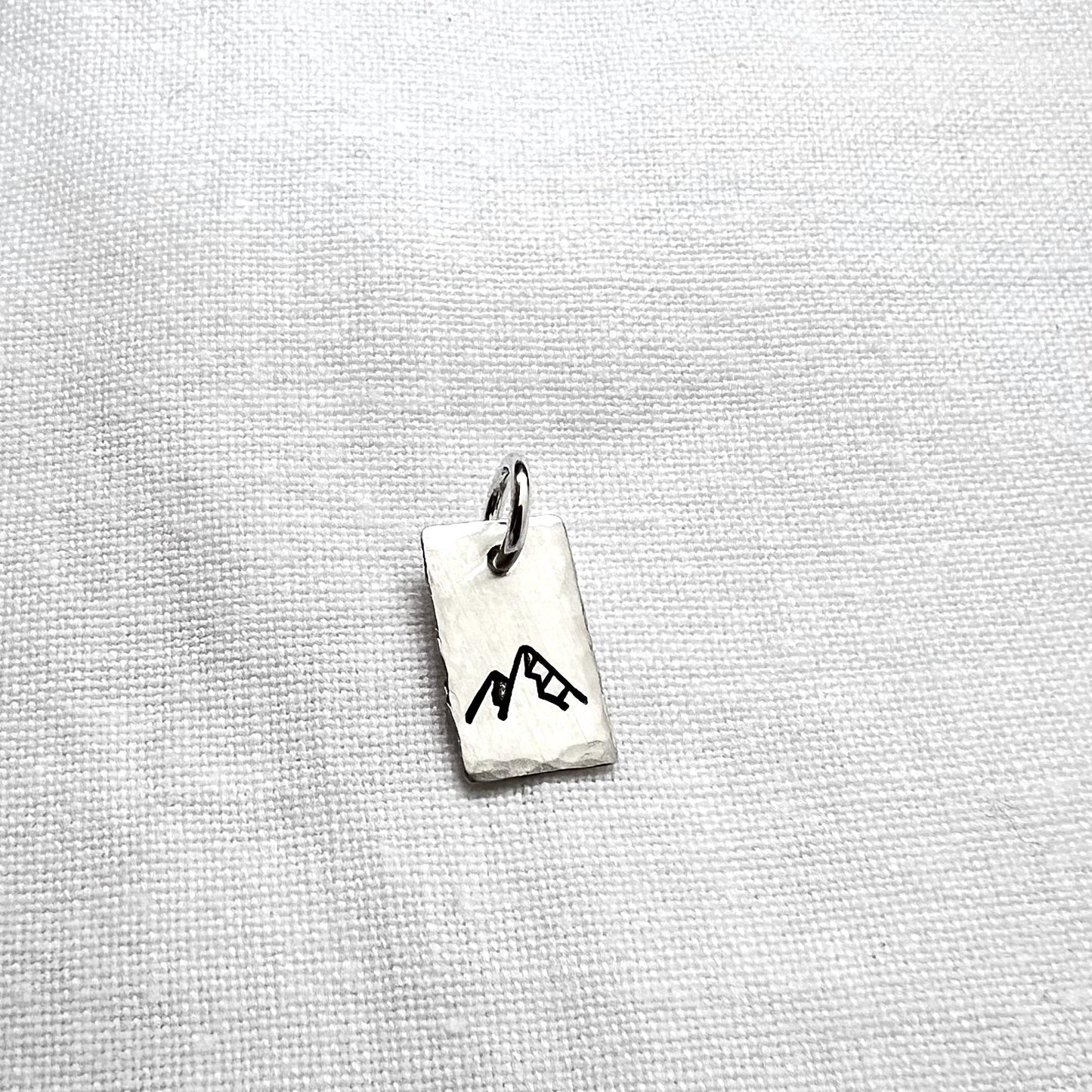 Sterling Silver Mountain Charm | Nature Jewelry | Hiking Pendant | Outdoor Adventure Gift | Nature Lover Gift
