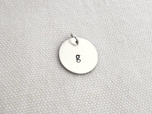 Personalized Initial Charm | Sterling Silver Initial Charm |  Add On Charm | Bracelet Charm | Necklace Charm