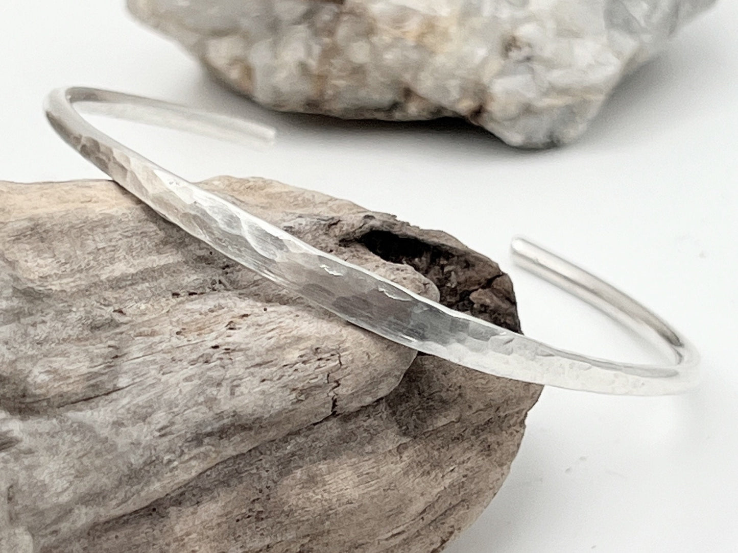 Sterling Silver Hammered Cuff Bracelet | Handmade Silver Bracelet | Sterling Silver Cuff | Gift For Her |  Gift For Him